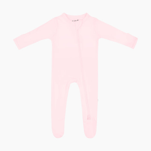 Kyte Baby Zipper Footie - Sakura, 3-6 M