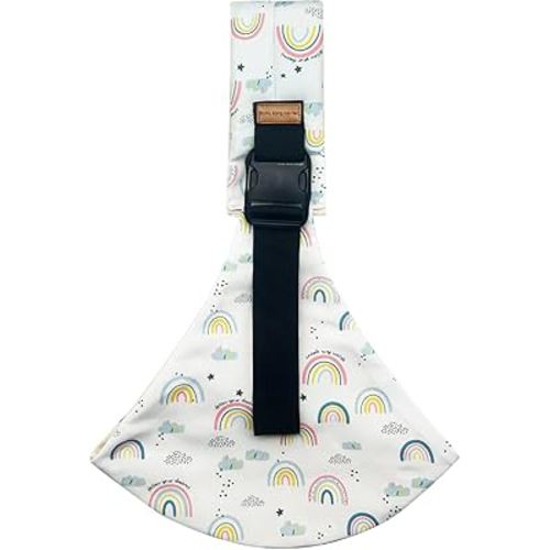 Baby Sling Carrier,Baby Sling,Toddler Carrier,Adjustable and Non-Slip Hip Seat Carriers Carrying 10-30 lbs(Rainbow)