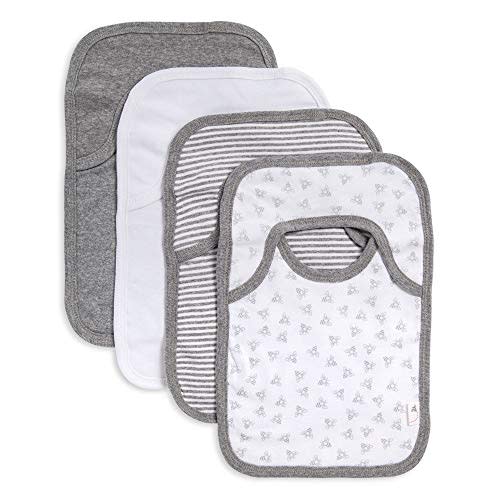 Burts Bees Baby Unisex-Child Pull On Bibs