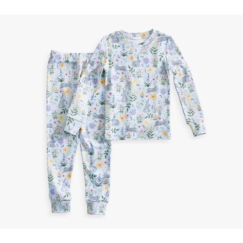 Rifle Paper Co. Bunny Floral Organic Cotton Tight Fit Pajama