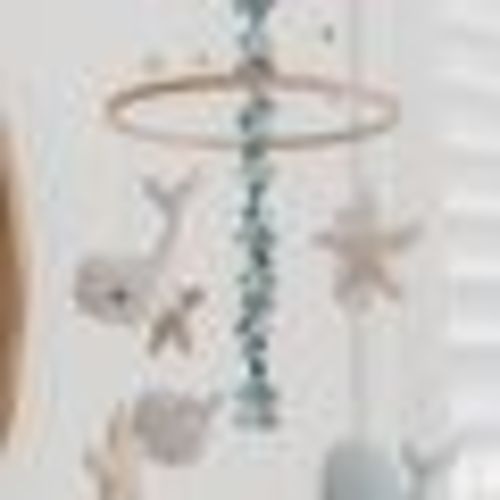 Whale Mobile -Baby Mobile - Nautical Mobile - Sea ocean Mobile - Crib Mobile - Baby Shower Gift