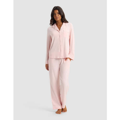 Women's Bamboo Stretch-Knit Long Sleeve Pajama Set