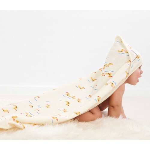 Baby Hooded Towel In Cotton Terry