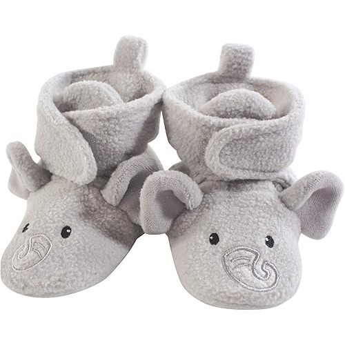 Hudson Baby Unisex-Child Cozy Fleece Booties Winter Accessory Set
