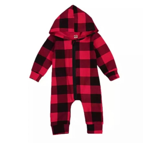 McCoy Plaid Jumpsuit | Red – Atara & Co