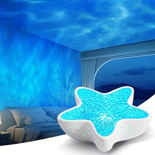Northern Lights Projector, Ocean Wave Projector Light for Bedroom Lights for Classroom, Galaxy Night Light for Kids Dorm Decor, Cute Room Decor Aesthetic Teen Girl Gifts for Teens Girls Boy