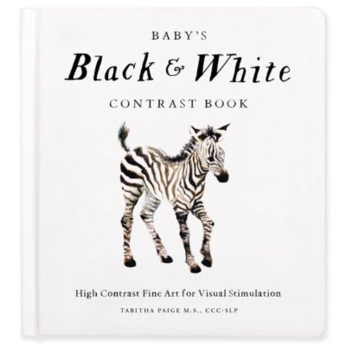 Our Little Adventures Baby's Black and White Contrast Book: High-Contrast Art for Visual Stimulation at Tummy Time, (Board Book)