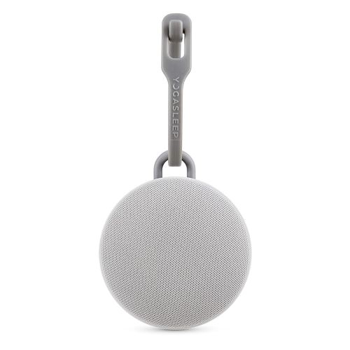 Yogasleep Hushh 2 Portable Sound Machine (Grey) for Baby and Kids, Backlit Buttons & Night Light, Durable, 6 Soothing Natural Sounds, Easy to Use Timer, Volume Control & Toddler Lock, Noise Canceling