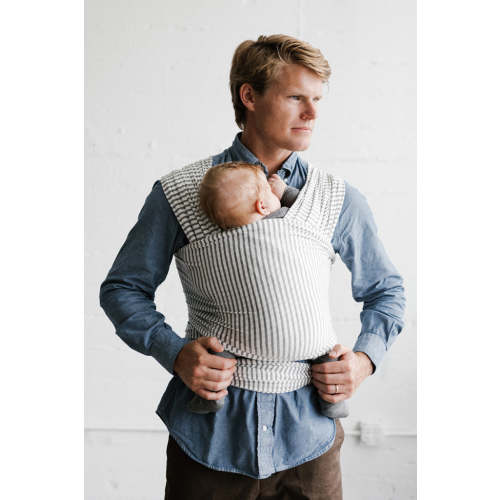 Natural & Grey Stripe Wrap