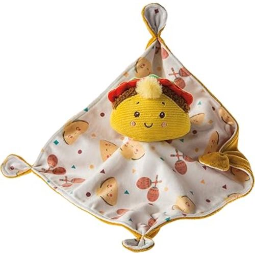 Mary Meyer Sweet Soothie Lovey Security Blanket, 10 x 10-inches, Taco