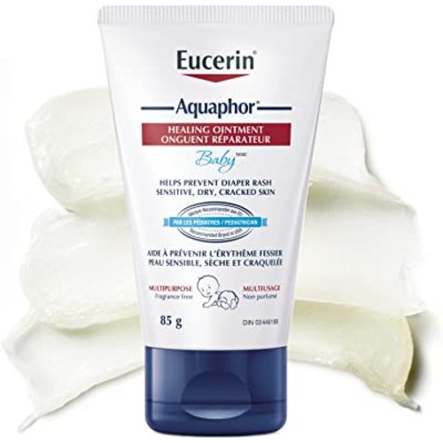 EUCERIN AQUAPHOR Baby Healing Ointment for Baby's Sensitive Skin, 85g | Multi-purpose | Semi-occlusive formula | Non-Comedogenic | Fragrance-free Healing Ointment | Non-Greasy Healing Ointment | Recommended by U.S. Pediatricians