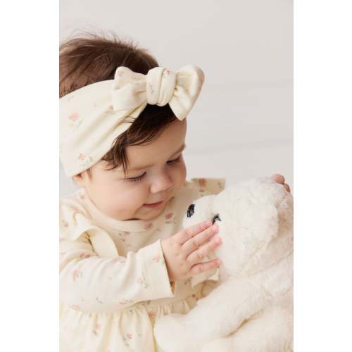 Organic Cotton Headband - Emilia Egret