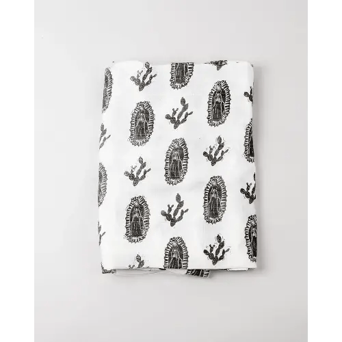 Be A Heart Christian Catholic Baby Swaddle Receiving Blanket (Our Lady of Guadalupe)