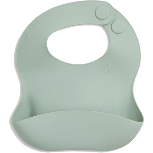 Magnetic Me Food Grade Silicone Magnetic Feeding Bib | BPA-Free, Stain Resistant and Dishwasher Safe