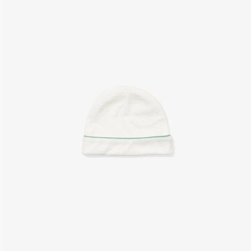Oso & Me Baby Hat- Seafoam Piping