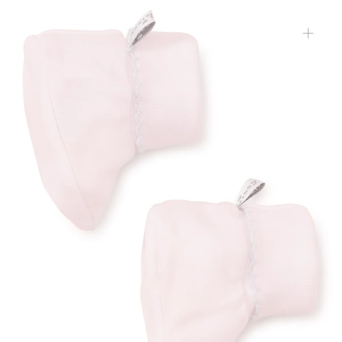 Pink/White Kissy Basics Booties
