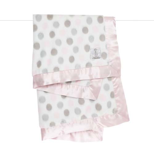 Luxe™ Dot Baby Blanket – Apple Blossom Baby And Decor