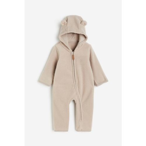 Hooded Fleece Jumpsuit