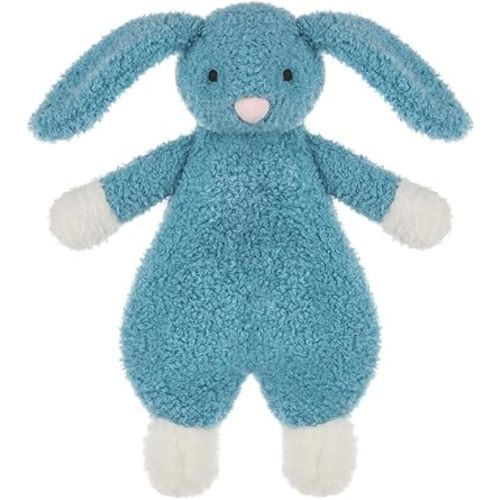 Apricot Lamb Bunny Snuggler Blanket Soft Loveys for Babies, Security Blanket for Baby Boy and Girl, 10.3 Inches for Infant and Toddlers