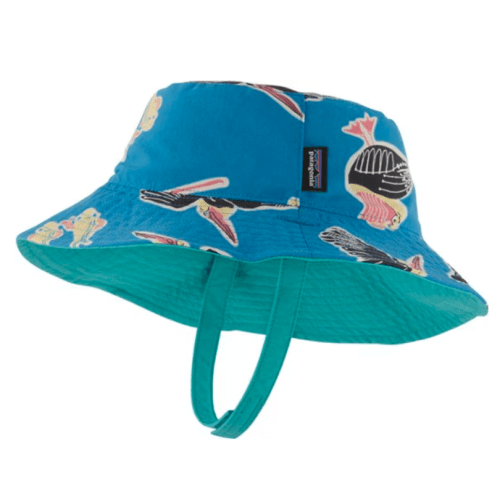 Amigos Vessel Blue | Baby Sun Bucket Hat - 3 month size