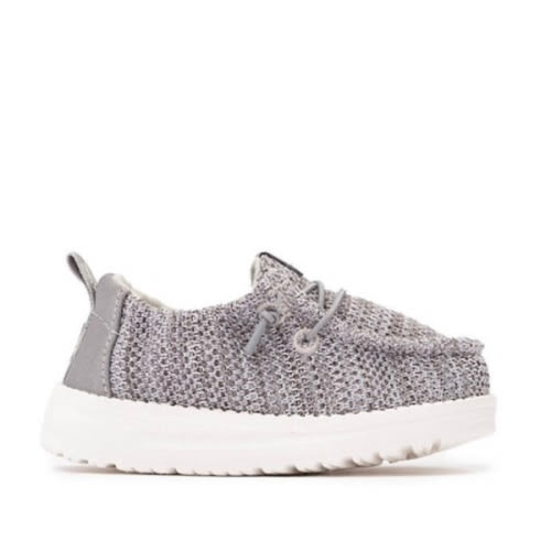 HEYDUDE LILDUDE Slip-On Casual Shoe - Baby - Grey / White | Journeys
