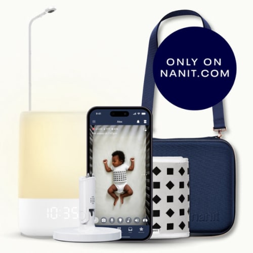 Nanit The Premium Bundle - Floor Stand, Blue Oxford