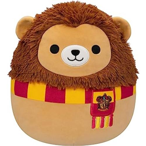 Squishmallows Original Harry Potter 10-Inch Gryffindor Lion Plush - Medium-Sized Ultrasoft Official Jazwares Plush