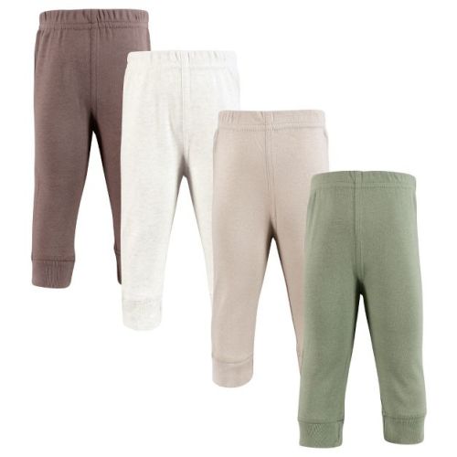 Hudson Baby Cotton Pants and Leggings, Neutral Olive, 0-3 Months