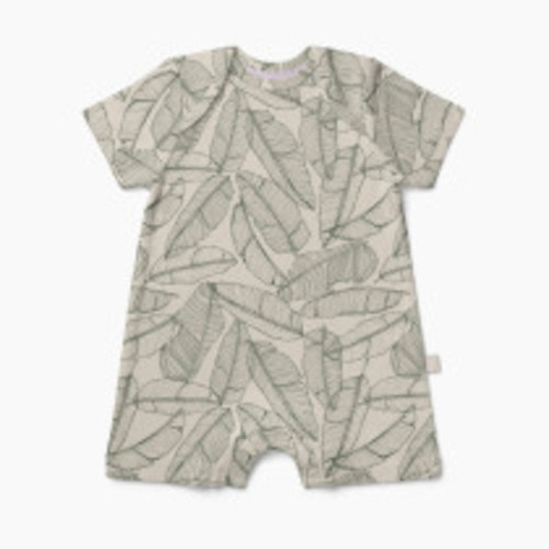 Goumi Kids x Babylist Baby Tee Romper - Banana Leaf, 0-3 Months