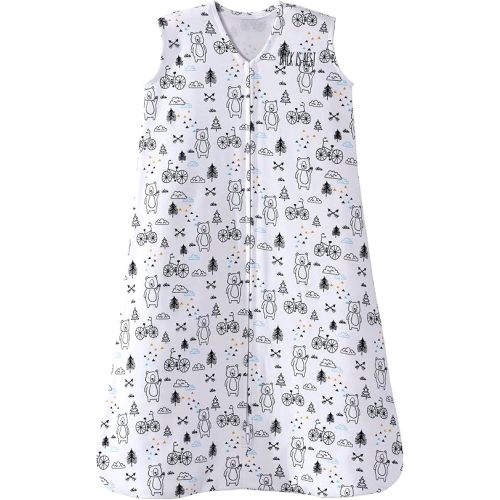 HALO SleepSack, 100% Cotton Wearable Blanket, Swaddle Transition Sleeping Bag, TOG 0.5, Huggy Bears, Medium, 6-12 Months