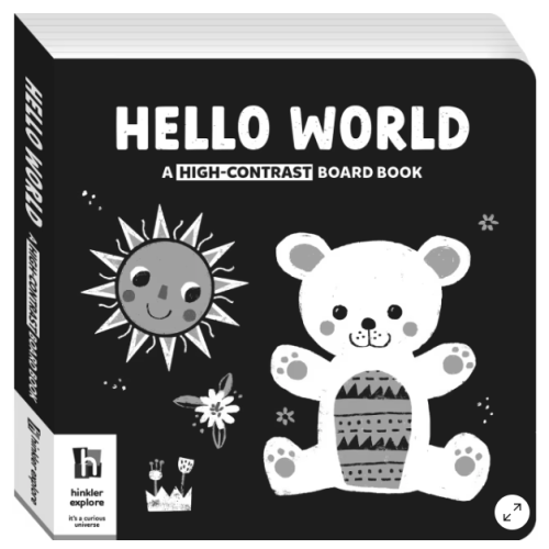 Hello World: A High-Contrast Board Book