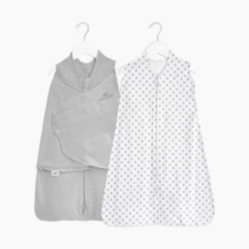Halo 2pc Sleepsack and Swaddle Set Organic Cotton in Gift Box - Cloud, S/M