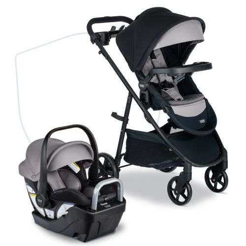 Britax Willow Brook S+ Baby Travel System - Sand Onyx