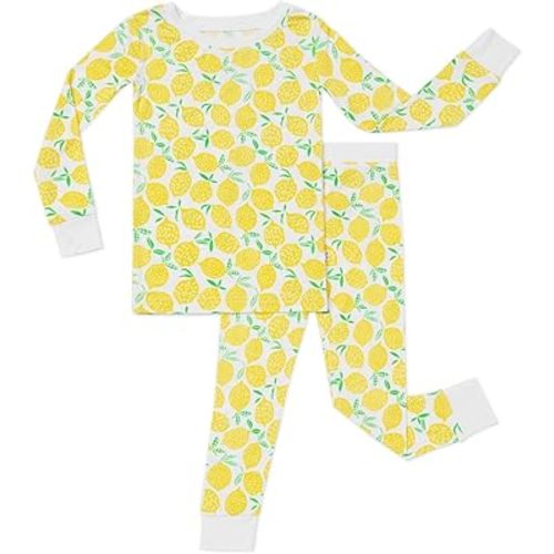 Little Sleepies Two-Piece Pajama Set for Boys & Girls, Soft Viscose from Bamboo, Snug Matching Family PJs, Toddler to Teen