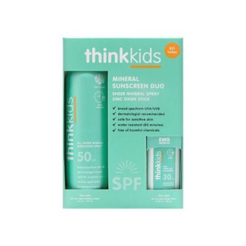 Thinkbaby Safe Baby Sunscreen Spray And Sunscreen Stick - Spf 30