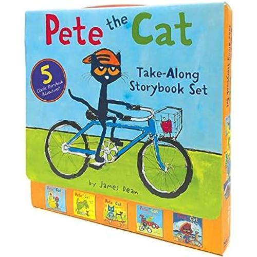 Pete the Cat Take-Along Storybook Set: A Box of 5 Books