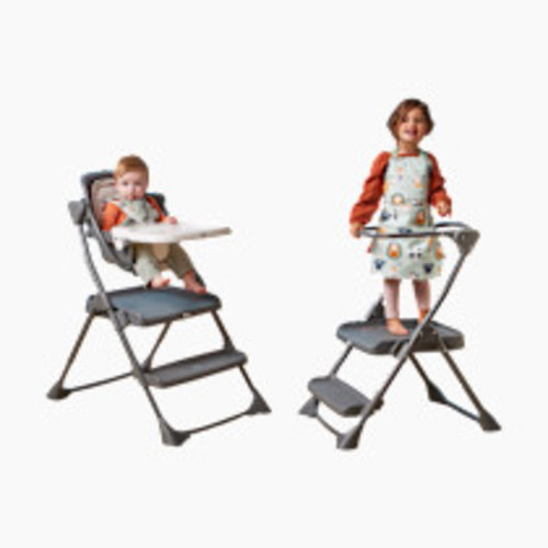 The First Years Happy Heights High Chair & Toddler Tower - Grey