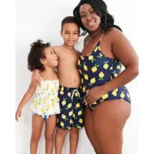 Lemons Matching Family Swim | size 0-3m
