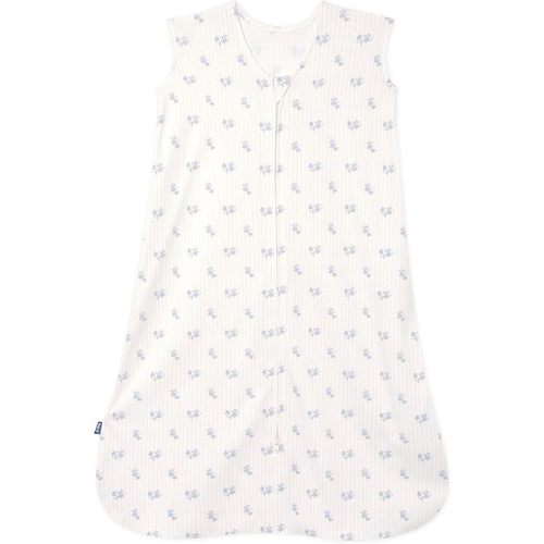 HALO SleepSack, 100% Cotton Wearable Blanket, Swaddle Transition Sleeping Bag, TOG 0.5, Floral Vintage Stripe, Medium, 6-12 Months
