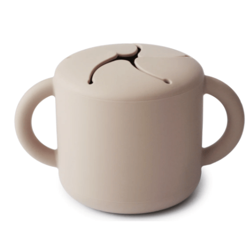 Mushie Baby Silicone Snack Cup