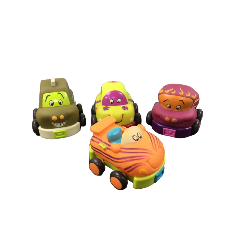 B. toys Pull Back Toddler Cars Wheeee-ls!