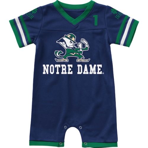 Notre Dame Fighting Irish Colosseum Infant Bumpo Football Romper - Navy
