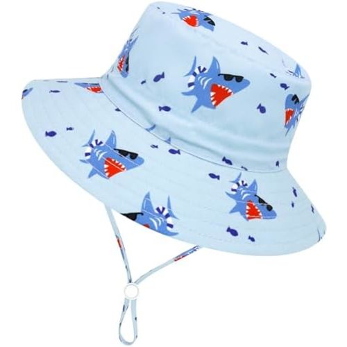 Baby Sun Hat Baby Boy Hats Toddler Hat UPF 50+ Bucket Hat for Baby Girls Infant Beach Hat with Wide Brim Kids Caps