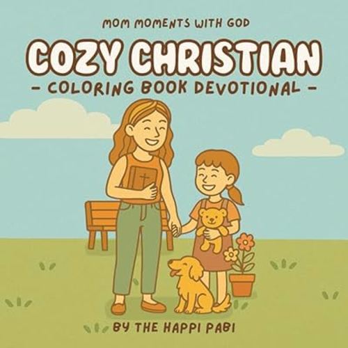 Cozy Christian: Coloring Book Devotional - Mom Moments with God