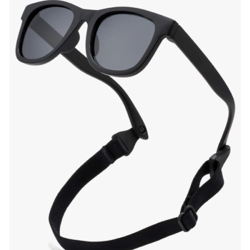 COASION Bendable Flexible Polarized Newborn Baby Sunglasses with Strap for Infant Boys Girls Age 0-12 Months CA8042
