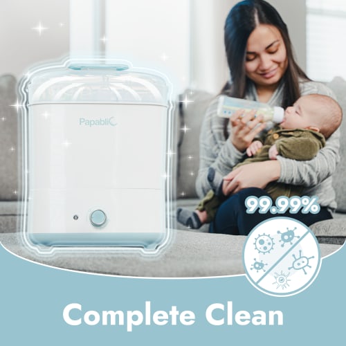 Papablic 11 Bottle Capacity Baby Bottle Electric Steam Sterilizer and Dryer Machine, Best Gift
