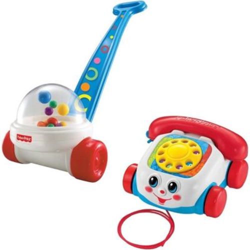 Fisher Price Brilliant Basics Corn Popper With Chatter Telephone