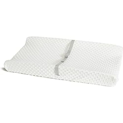 Munchkin® Secure Grip™ Contoured Baby Diaper Changing Pad for Dresser, Includes Cover, Waterproof Pad