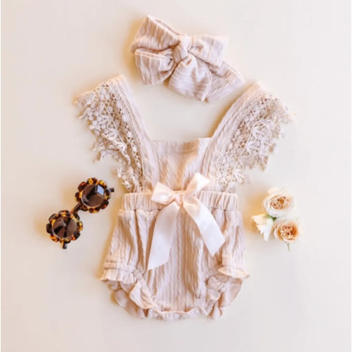 Luxe Romper in Natural | Reverie Threads