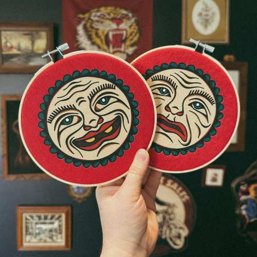 Grimm Sun And Moon Wall Hanging (Set)